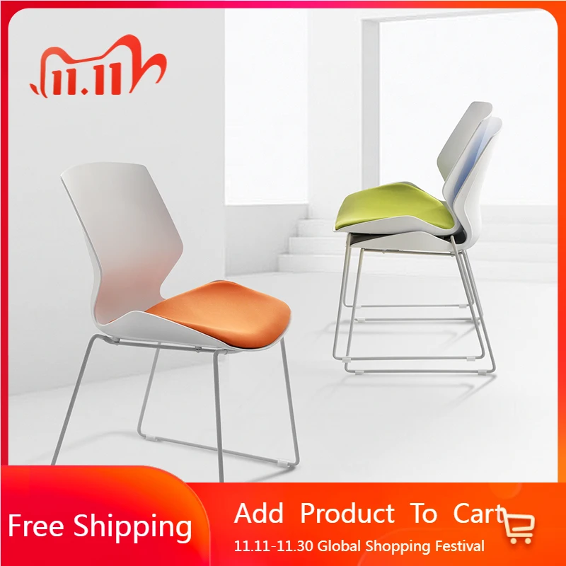 Student Reading Office Chair Study Mobile Modern Designer Office Chair Computer Conference Plastic Mobilya Library Furniture