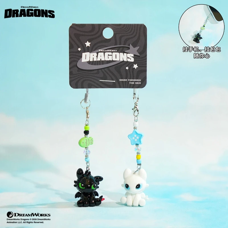 Auténtico Llavero de la Princesa Desdentada de Dragon Taming Master, Nuevo Colgante para Bolso, Pequeños Accesorios, Llavero Decorativo para Coche, Regalo