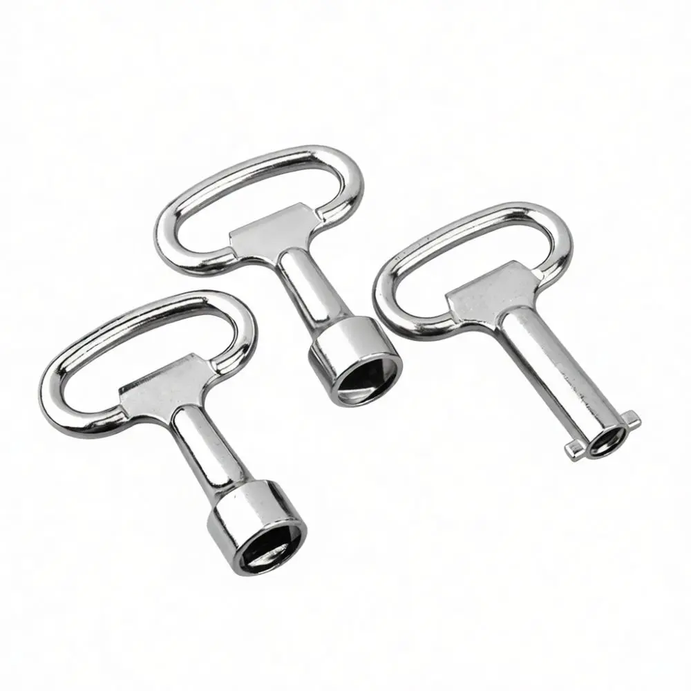Professional Multifunction Key For Electrical Cabinet Elevator Utility Meter Valve Repair Spanner Tool Square Triangle Cross