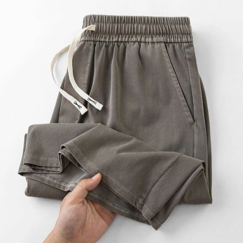 Men's Breathable Denim Shorts  Ice-Cool Fiber, Quick-Dry & Skin-Friendly with Slight Stretch for Summer Comfort