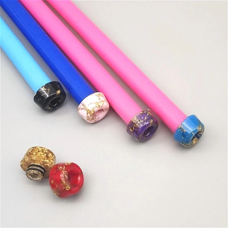 1 قطعة 510 فوهة بالتنقيط الذهبي رصدت مخروطية الراتنج القش المشتركة #2