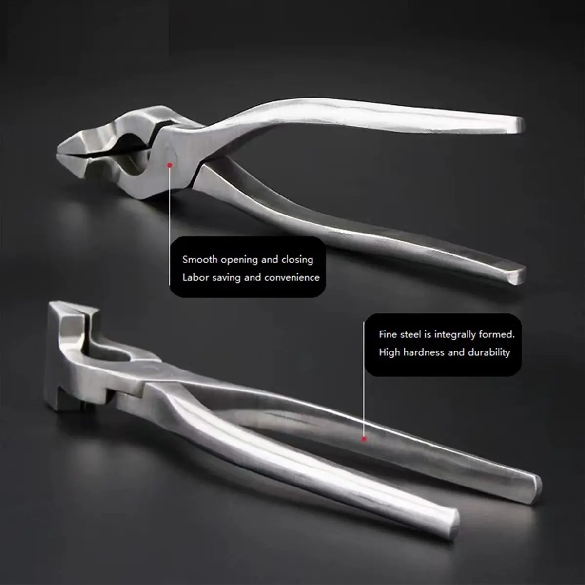 AT33 Leather Edge Fixed Clamp Leather Bag Making Pliers Leather Edge Adjustment Flattening Pliers Shoemaker Repair Tools A