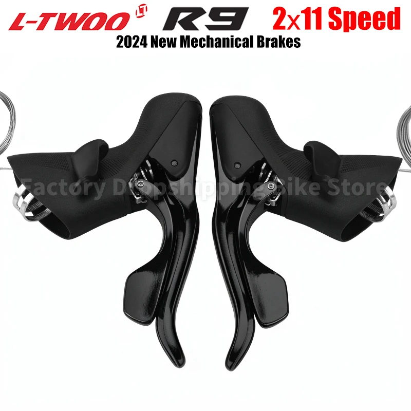 LTWOO 2024 New R9 Road Bike Shifters 2x11 Speed Mechanical Brake Dual Control Lever ST-R5011 Aluminium Original Bicycle Parts