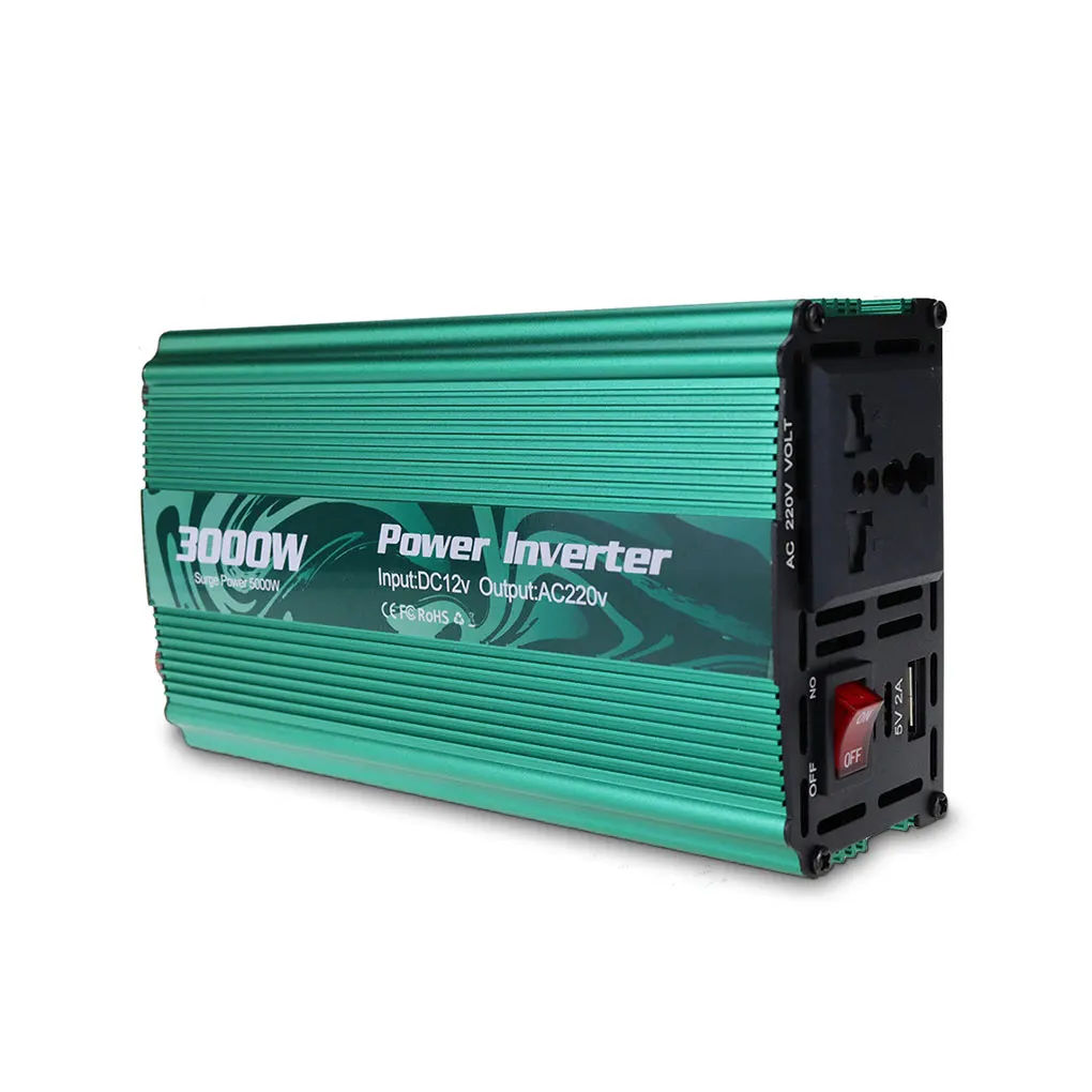 Automotive Inverter DC 12V to AC 220V Sine Wave Built-in Fan Converter