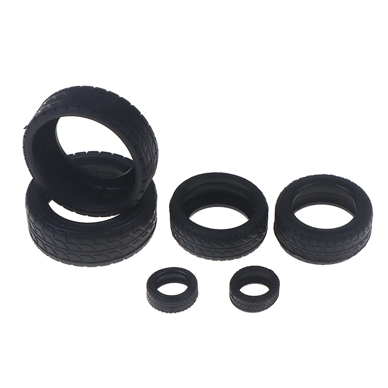 10/20/50Pcs 1/18 1/24 1/43 Tire Skin Car Model Miniature Scene Display Accessories For Model Lovers Collection Gifts