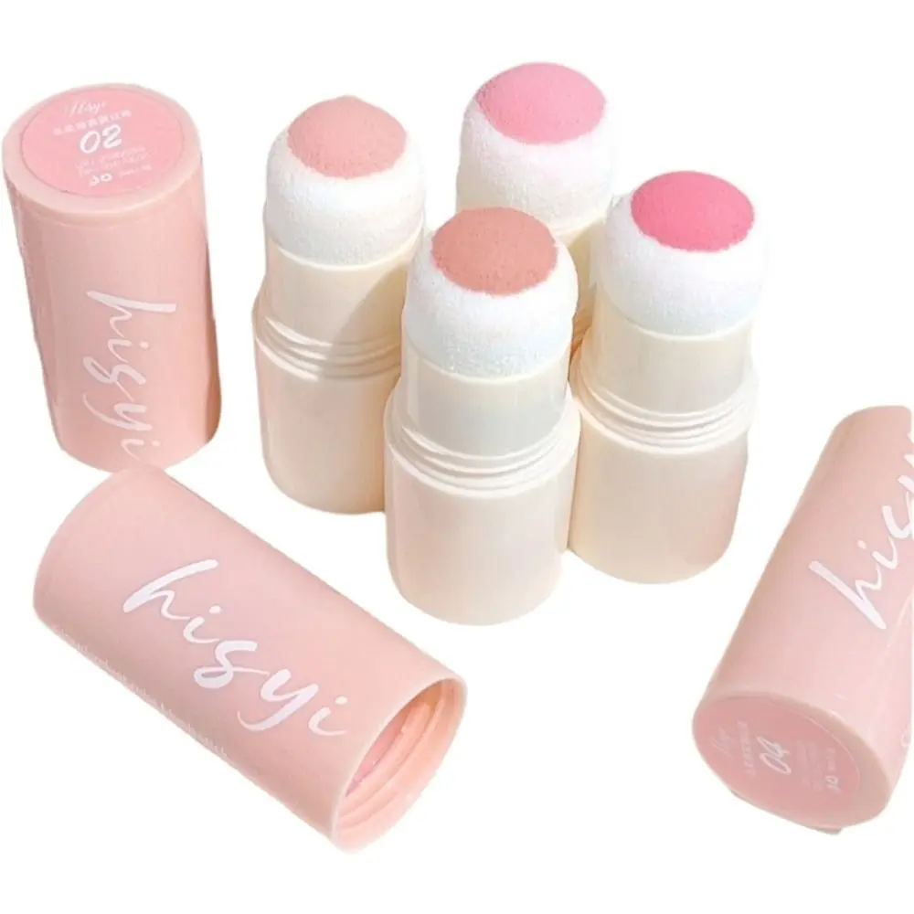 신제품 벨벳 미스트 포그 블러쉬 스틱 지속적인 밝기 부드러운 포그 한국 스타일 블러쉬 매트 듀얼 사용 블러쉬 립 메이크업