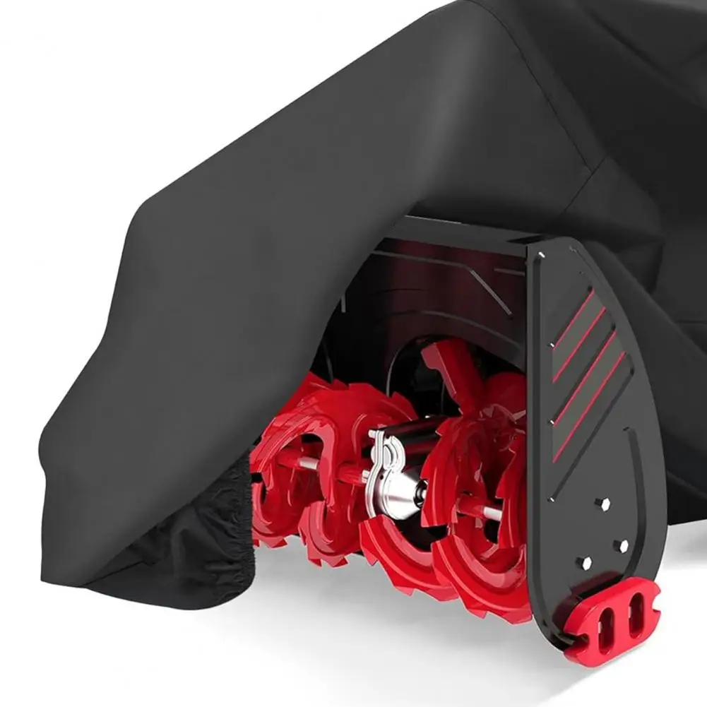 Heavy-duty Snow Blower Cover 600d Waterproof Snow Blower Cover Heavy Duty Outdoor Snow Thrower Case Universal Fit Protective