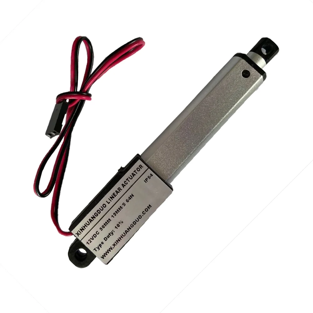 6V 12V Micro-Linear Actuator 10mm 21mm 30mm 50mm Stroke 30N 60N 90N 150N Motor Electric Waterproof Actuator Motor with Brackets