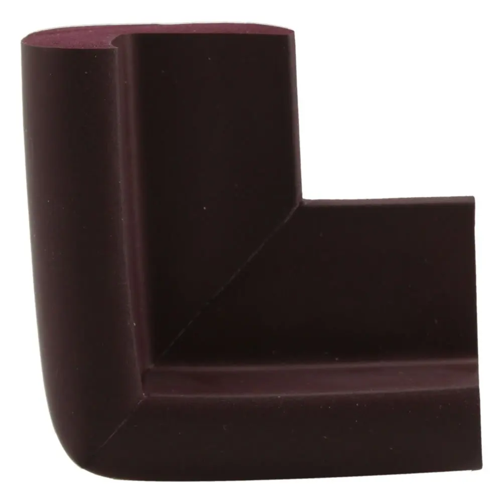 유아용 안전 테이블 책상 코너 범프 쿠션 가드, 보호대 커피, 4 팩