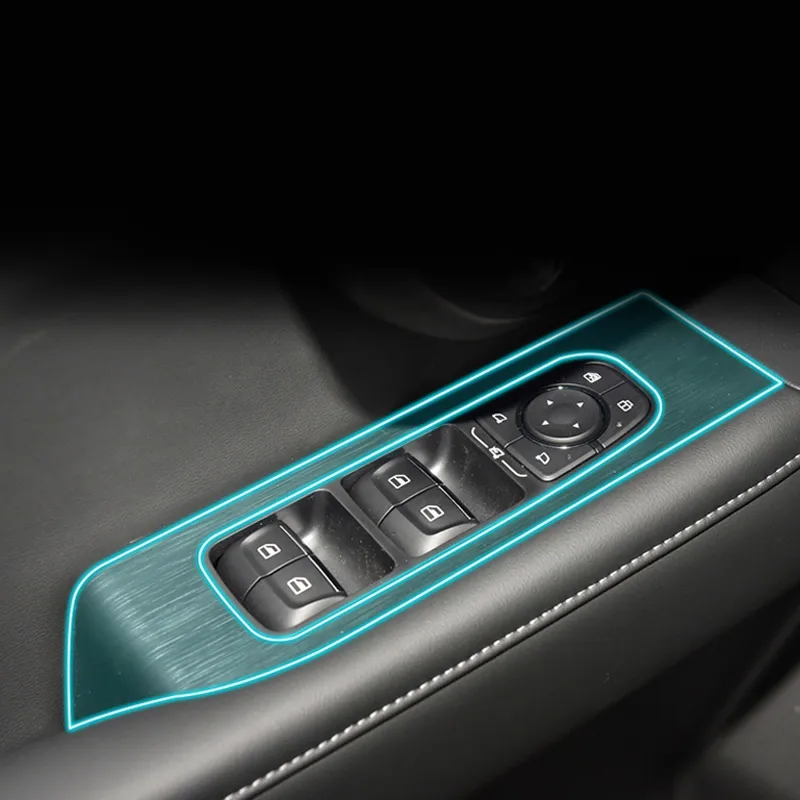 Vtear سيارة الداخلية وحدة التحكم بولي يوريثان ملصقات غطاء لوحة الكسوة المضادة للخدش فيلم اكسسوارات السيارات الواقية ل Haval H7 H-Dog 2024 2025 #5