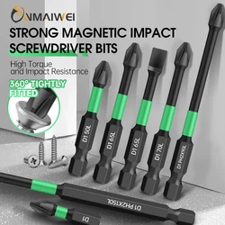 Magnetic Batch Head Impact Strong Cross PH2 High Hardness Screwdriver Bits 25/50/65/70/90/150mm Anti Non-slip WaterProof Bits