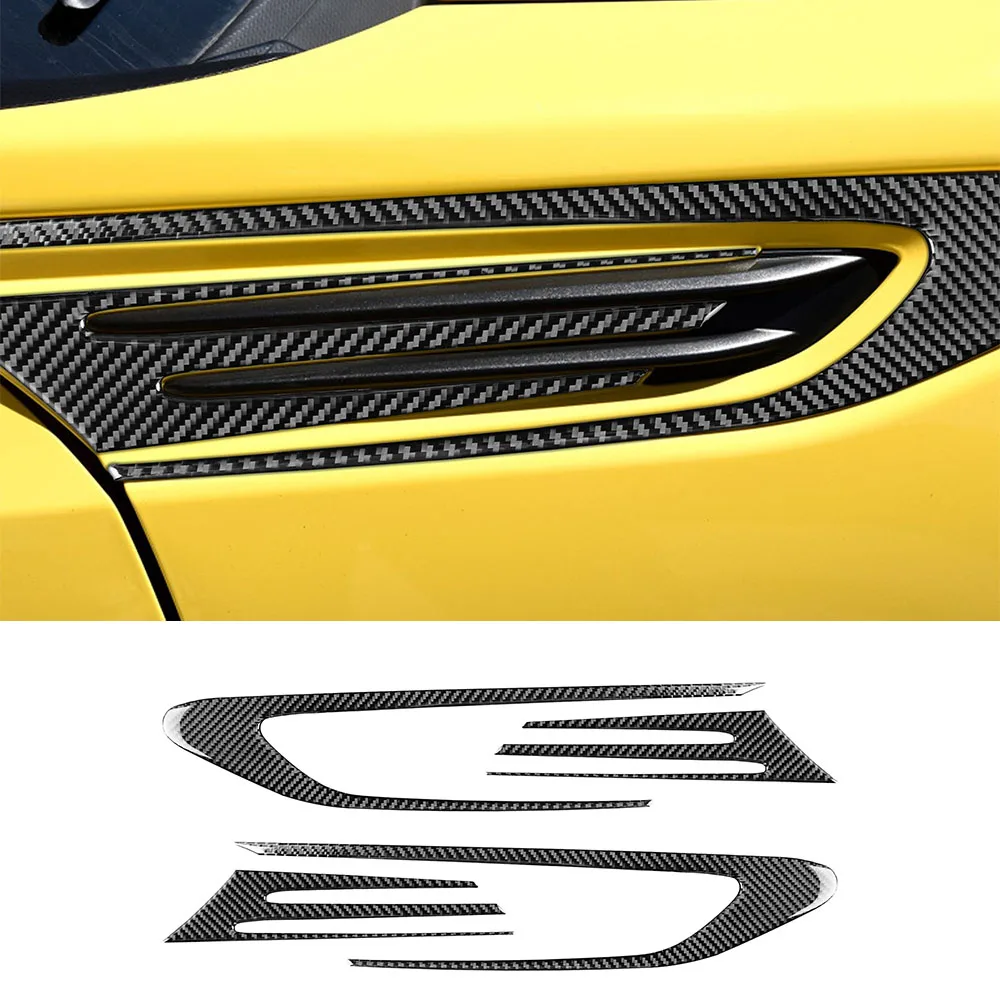 

for Subaru BRZ for Toyota 86 2016-2020 Side Fender Decoration Cover Trim Sticker Car Interior Accessories Carbon Fiber