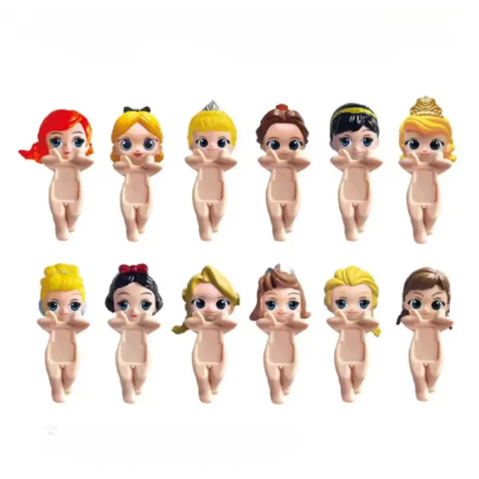 S 엔젤 피규어 프린세스 시리즈 블라인드 박스 귀여운 모델 컬렉션 장식품 애니메이션 인형 크리스마스 선물 어린이 장난감