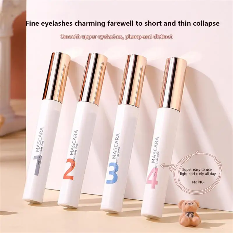 2023 schwarz 5D wischfest Mascara Wasserdichte Wimpern Faser Rimel Curling Wimpern Verlängerung Make-Up Verlängerung Volumen Kosmetische