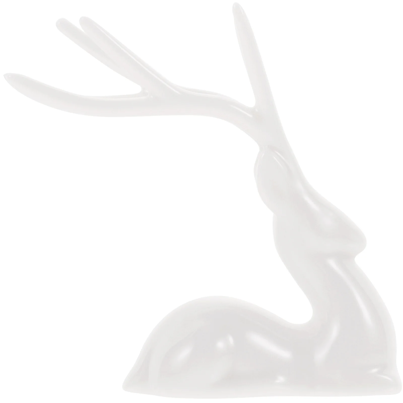

Ceramic Elk Decor Fine Workmanship Desk Accessory Lovely Display Christmas Deer Figurines Home Items Reindeer