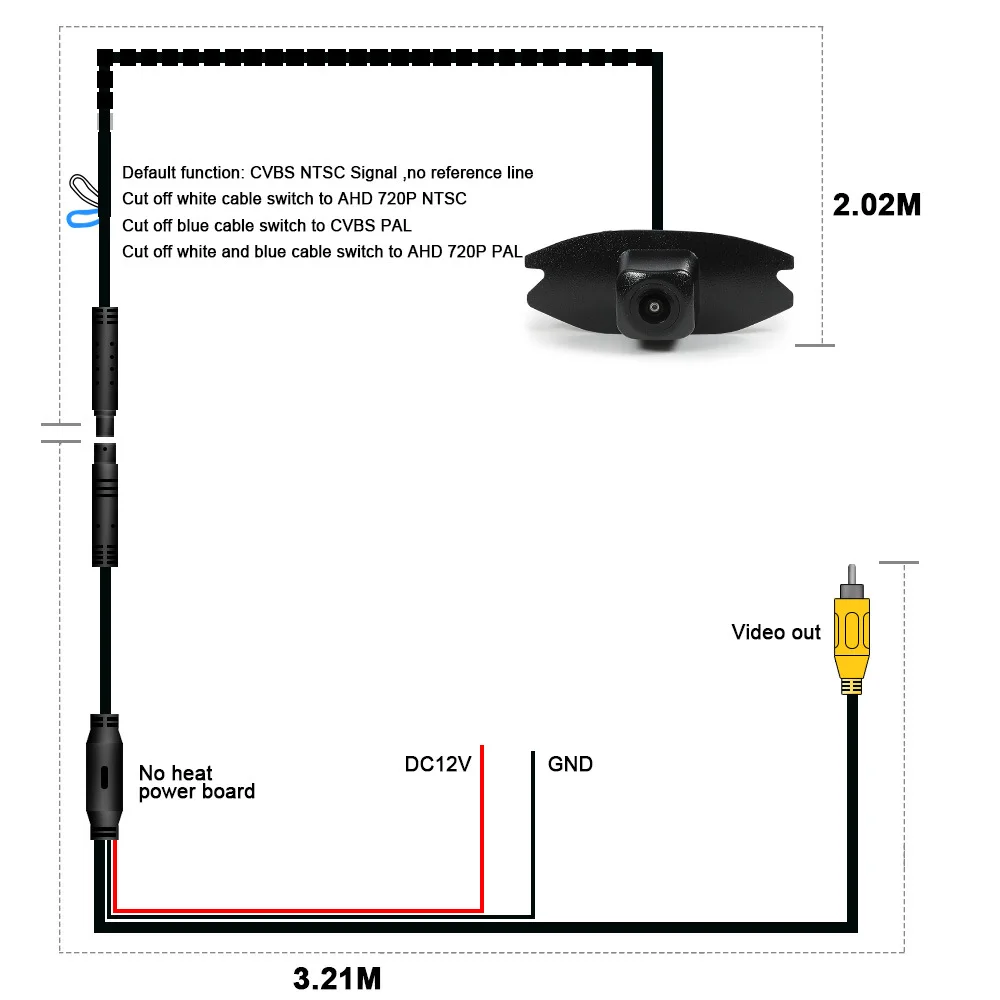 For the Ford 2021 Foris Front looking security camera dual switching horizontal 150 degree horizontal viewing Angle