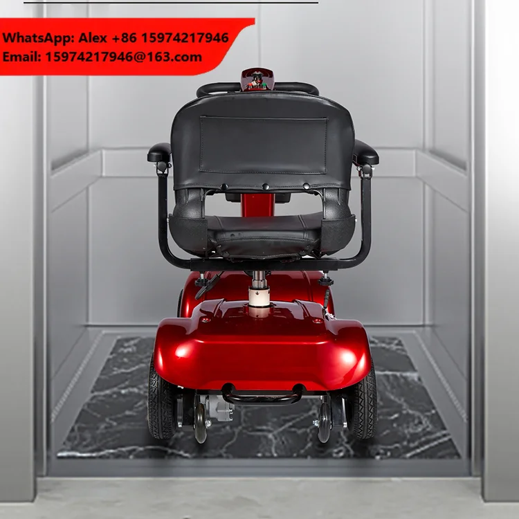 Lightweight 400w Electric Scooter 4-Wheel Foldable Mobility Device For Disabled People For Outdoor Use