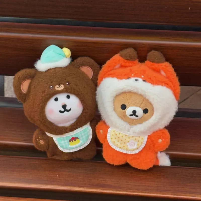 10cm Clothing Series Doll Clothes Cotton Adorable Delicacy Furry Cartoon Fashion Zoo Dress Up Replacemen Clothes Xmas Gift