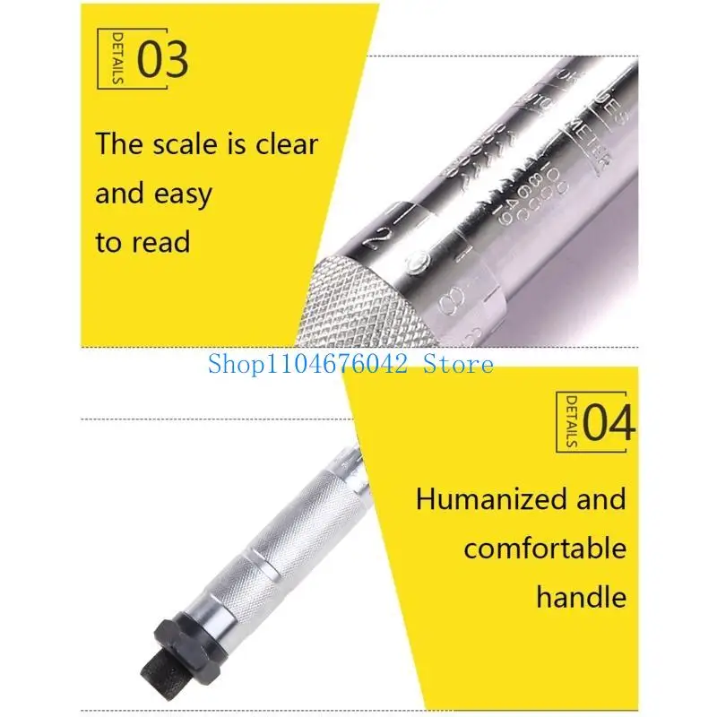 652F 3/8 Torque Wrench Drive 19-110nm Two-way Accurate Bicycle Repair Spanner Hand Tool
