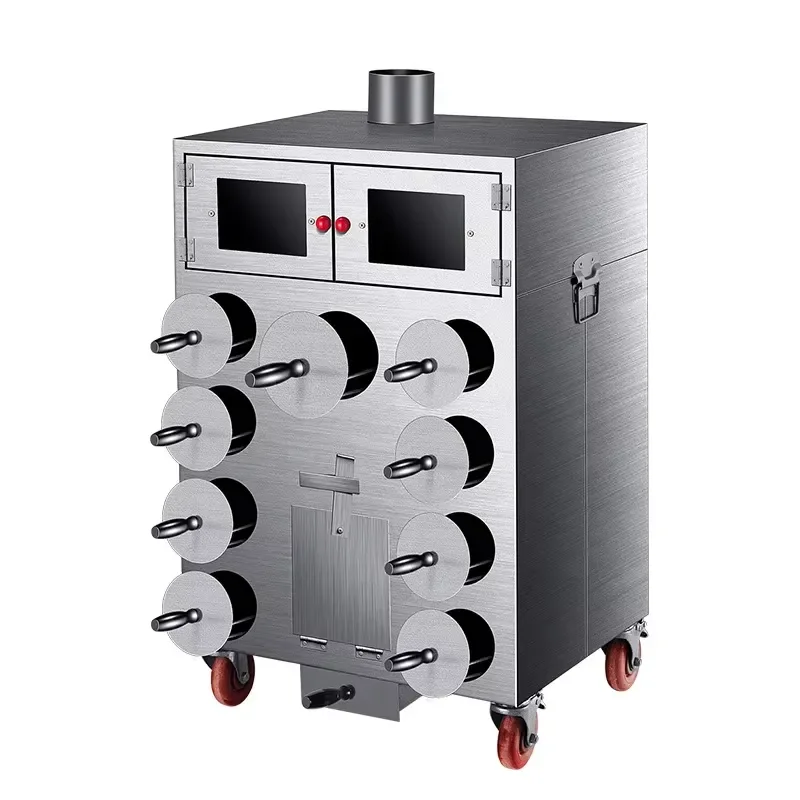 9-Hole R Commercial Sweet Potato and Corn Roasting Oven for Gas Charcoal or Wood Fuel Pear Roaster Oven