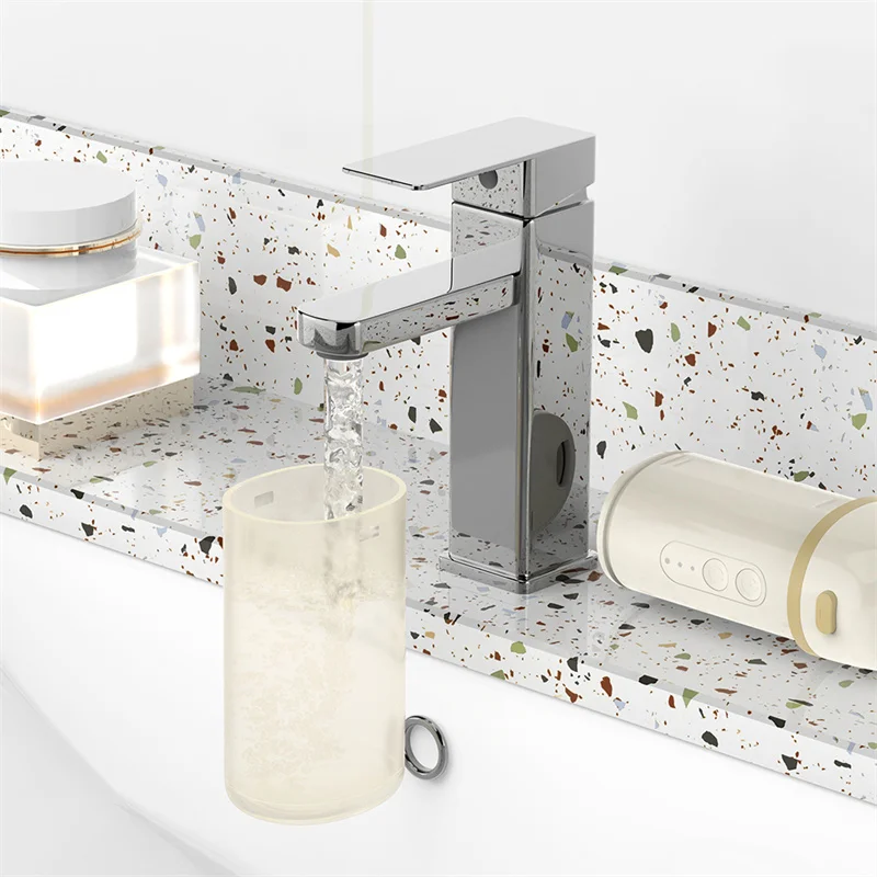 Água flosser 150ml dental flosser sem fio dental irrigador de dentes portátil recarregável ipx7 à prova dwaterproof água para irrigador de água