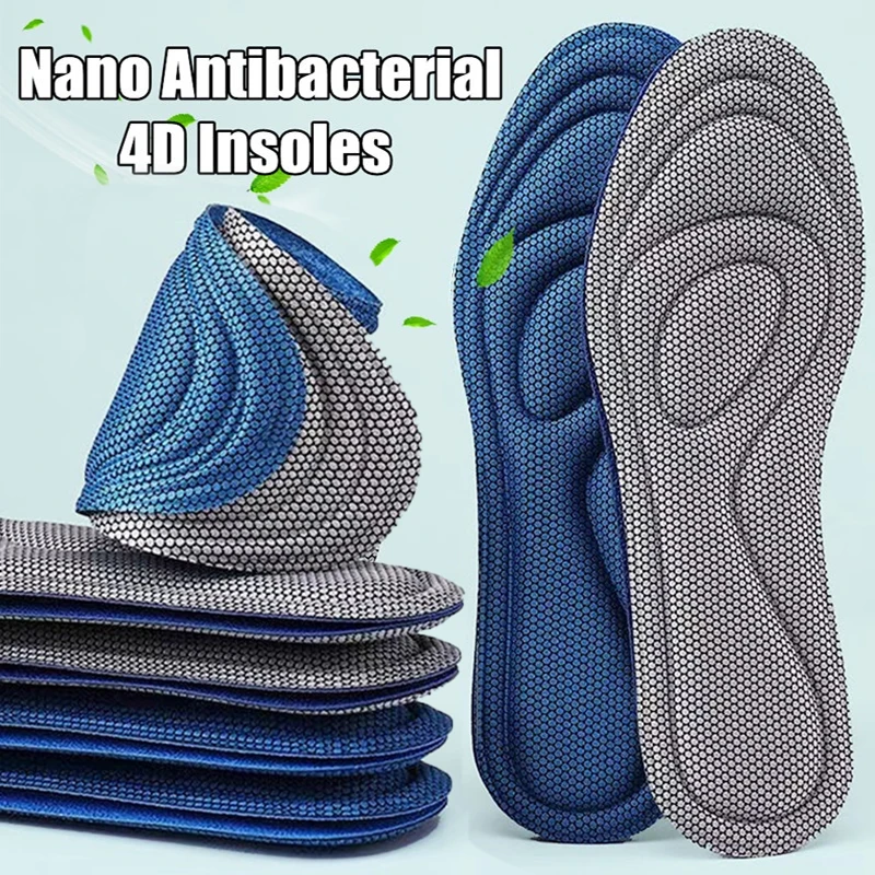 

Memory Foam Sport Insoles for Shoes Men Women Nano Antibacterial Massage Insole Feet Orthopedic Shoe Sole Running Accessories