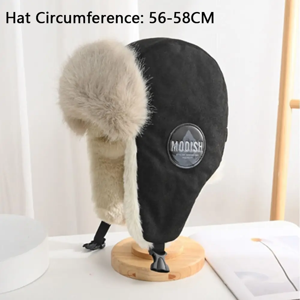 قبعة بومبر سميكة مقاومة للرياح من جلد الغزال ، حماية الأذن ، الدفء ، صياد الدراجات ، الرياضة في الهواء الطلق ، جودة عالية