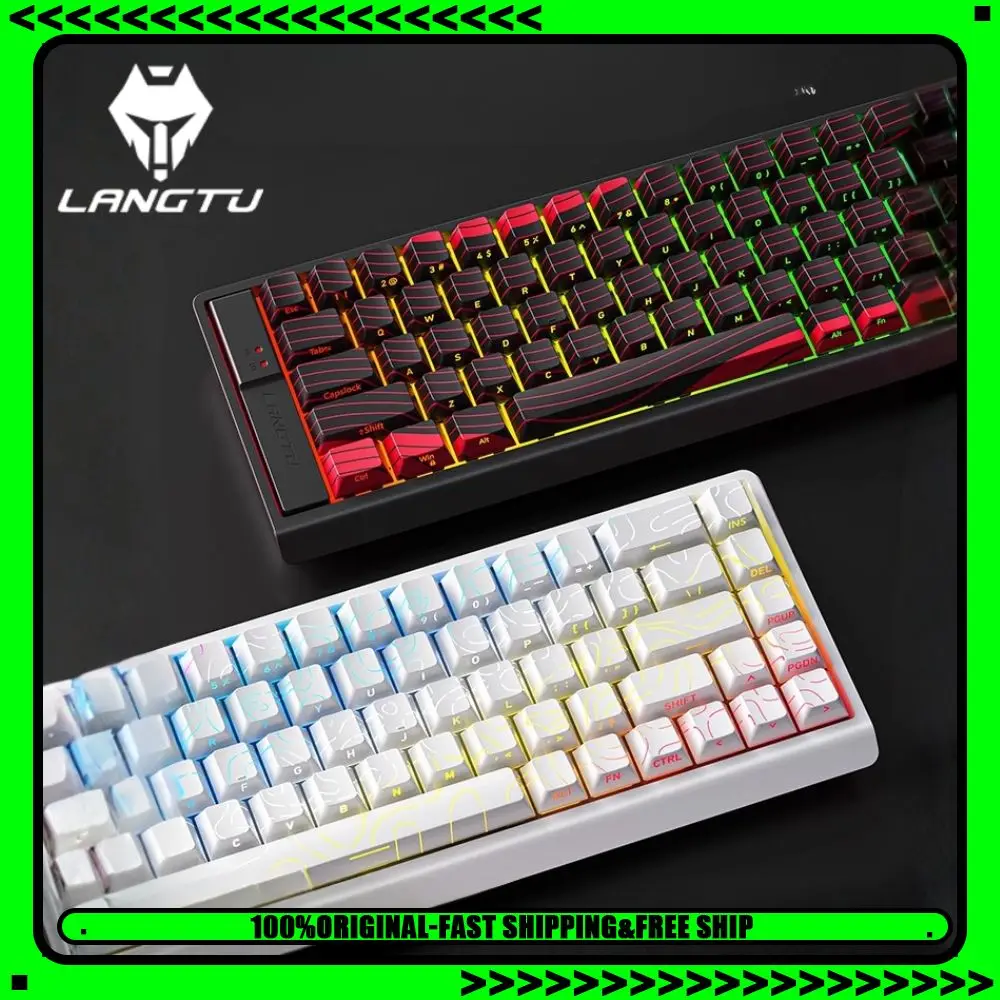 

LANGTU MC68 Magnetic Switch Mechanical Keyboard Hot Swap Low Delay Custom Wired Gaming Keyboard PC E-Sports Accessories Gifts