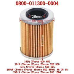 Oil Filter 0800-011300-0004 For CFMoto ATV UTV CForce UForce 600 625 Touring 191S SSV Part CF600ATR CF600AU CF600UTR CF600UZ