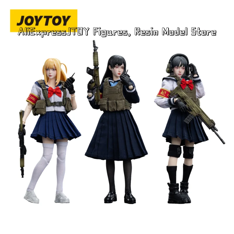 [Op Voorraad] Joytoy Level Negen 1/12 Actiefiguur (3 Stks/set) Frontlinie Chaos Amy/Dora/Xena Anime Militair Model Gratis Verzending