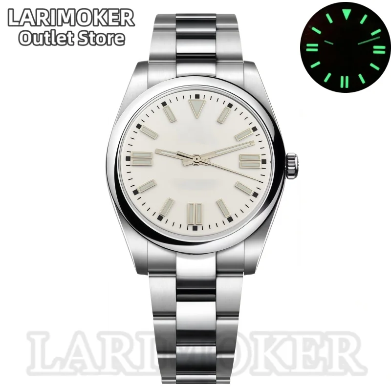 LARIMOKER 36mm 39mm Custom NH35 Movement8215 Men's Watch Luxury Sapphire Luminous Automatic Mechanical Wristwatch