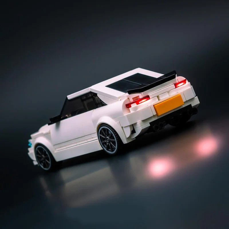 371 SZT. Nowy Model Auta MOC Miasto Autostrada ​ ​   Modułowe klocki konstrukcyjne Coupe - prezent dla dzieci