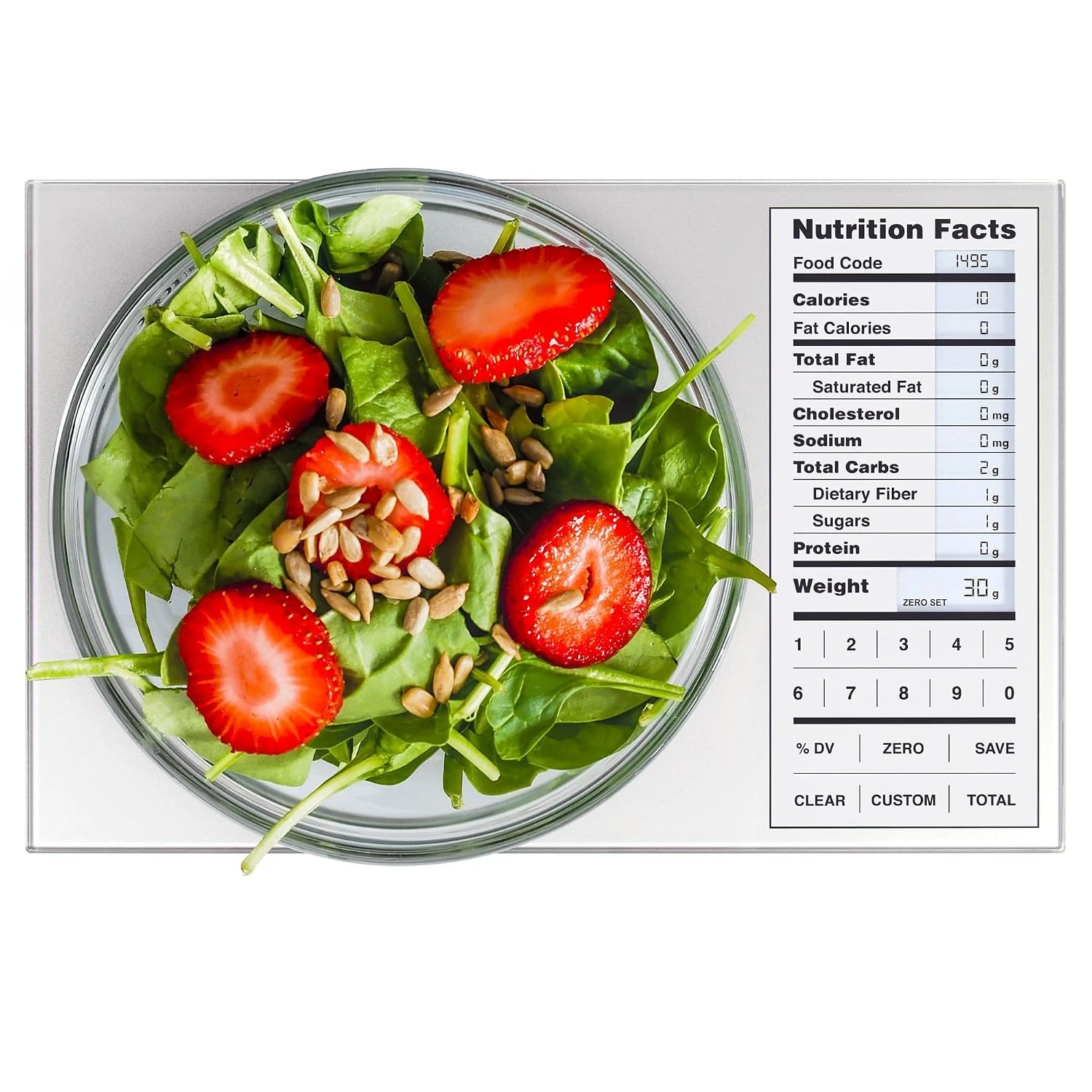 Meal Prep Weight Loss - Kitchen Scale Stainless Steel 11lb with