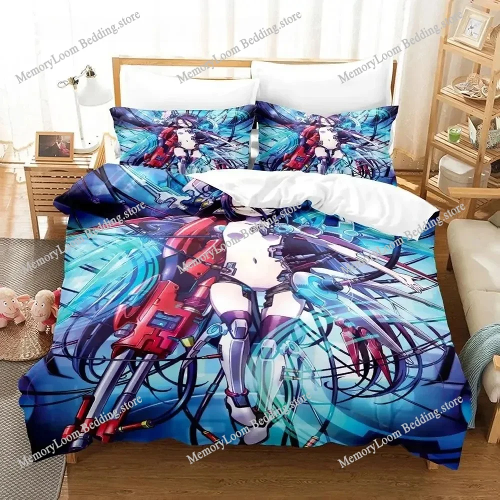 

No Game No Life Bedding Set Single Twin Full Queen King Size Bed Set Adult Boys Bedroom Duvetcover Sets 3D Anime Bed Sheet Set