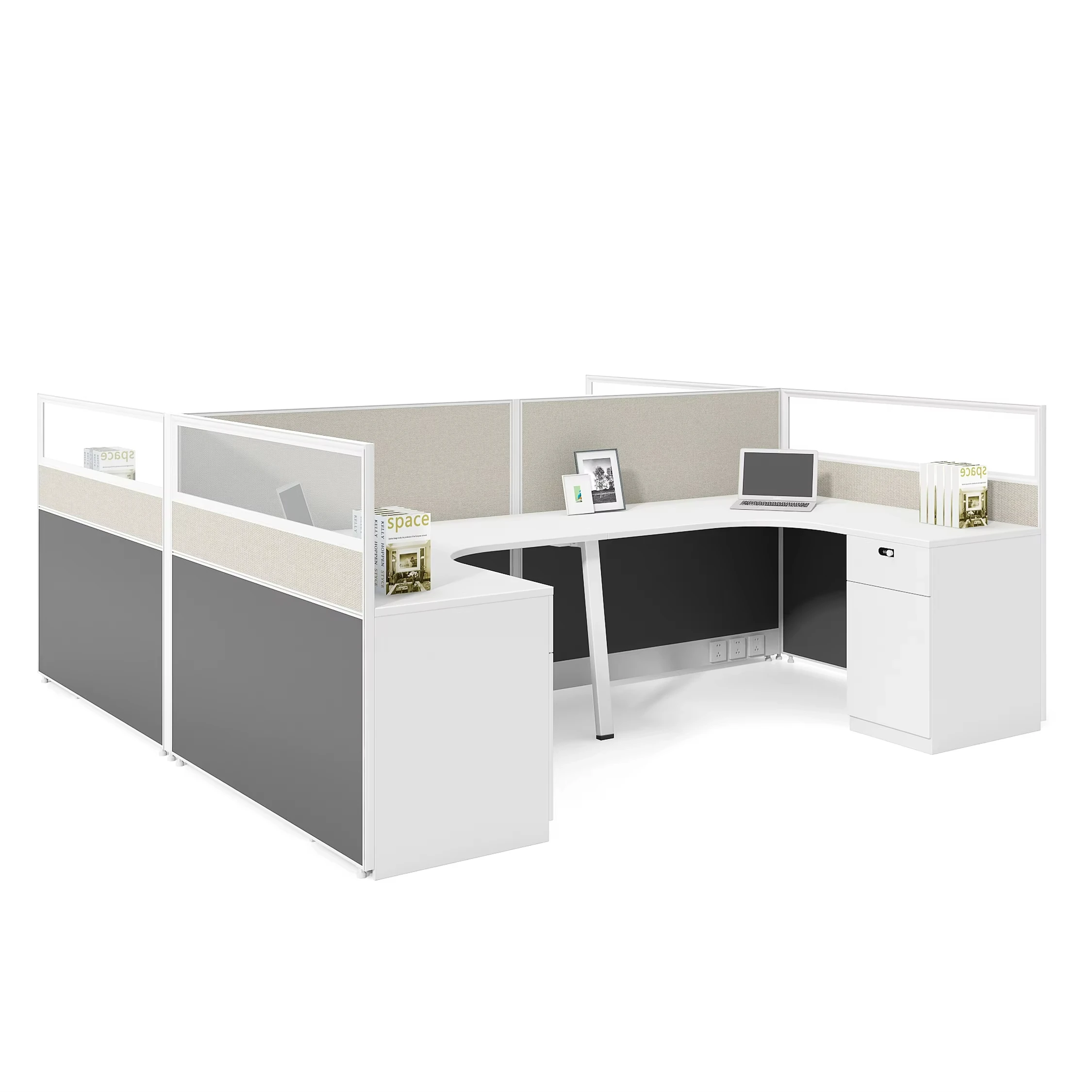 Manufacturers Customization High Quality Modern Design Office Workstation Office Furniture Office Desk Set