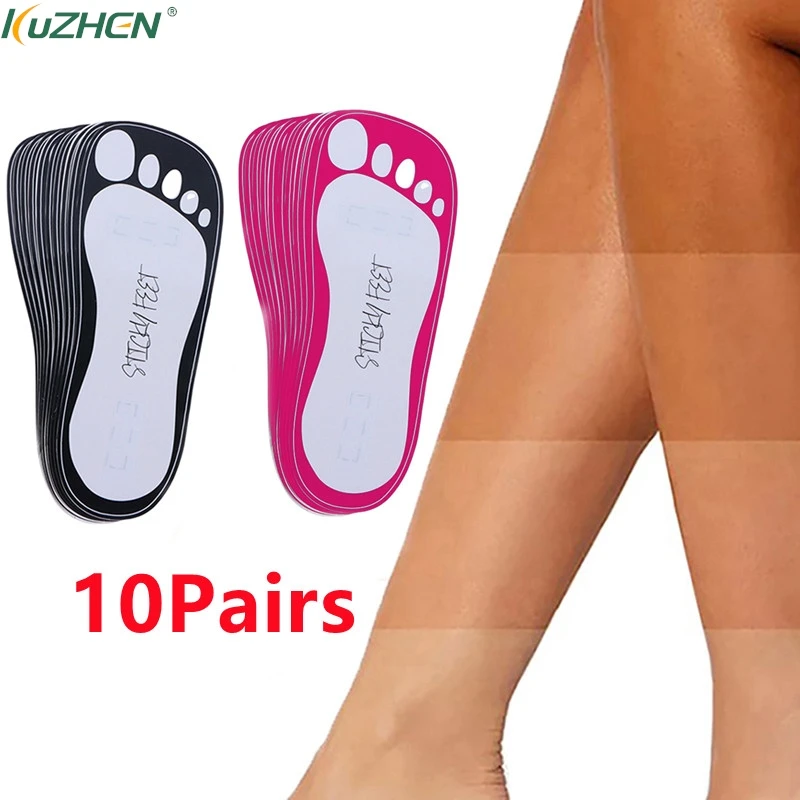 10 Pairs EVA Spray Tanning Feet Pads Protectors For Sunless Accessories Disposable Non-slip Seaside Beach Shoes 2 Colors