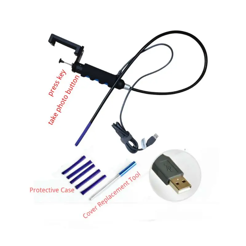 Rubber accessories of 180 Degree Rotate Endoscope Camera