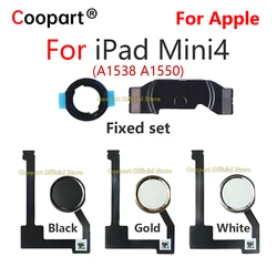 Coopart Ana Sayfa Düğmesi Parmak İzi Tarayıcı Dokunmatik KIMLIK Menüsü Dönüş Ev Sensörü Flex Kablo iPad Mini 4 A1538 A1550