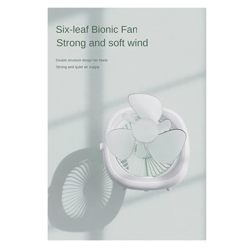 

Портативные детали Потолочный вентилятор с дистанционным управлением Осциллирующий вентилятор 7 дюймов 4000 мАч 4 передачи и теплый свет Светодиодная лампа USB Настольный потолочный вентилятор Dur