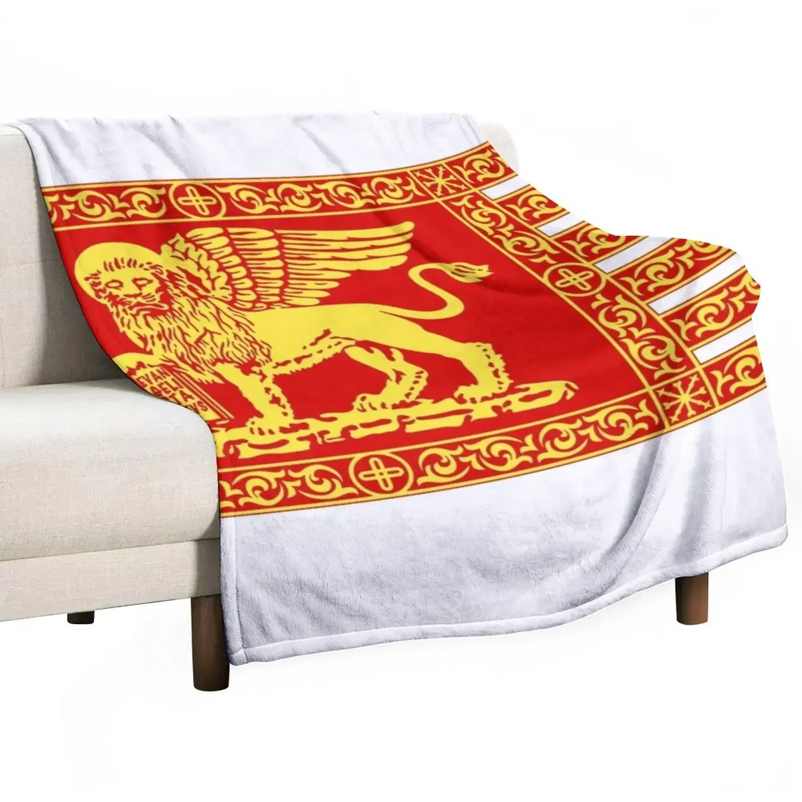 

Venice Flag Throw Blanket Cute funny gift Retros manga Blankets