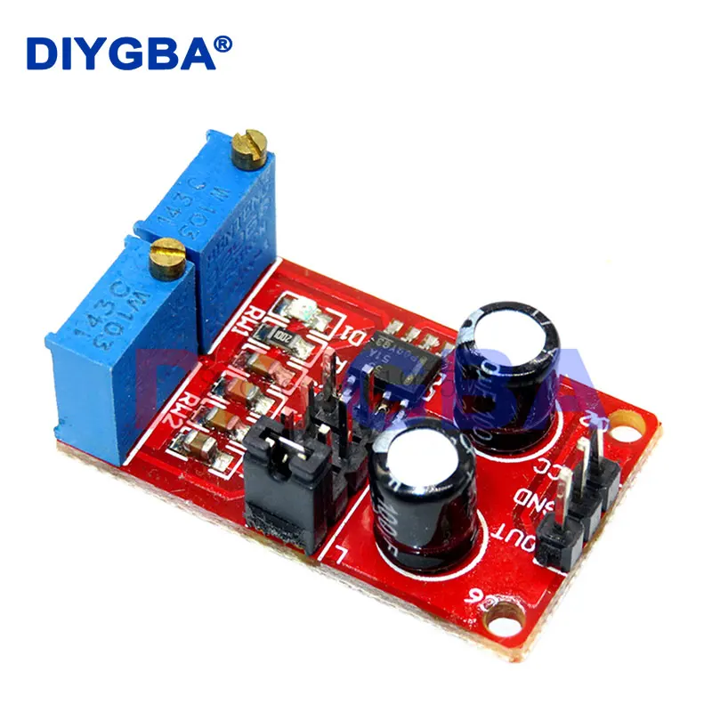 100PCS NE555 pulse frequency adjustable duty cycle square wave modules rectangular wave signal generator stepper motor driver