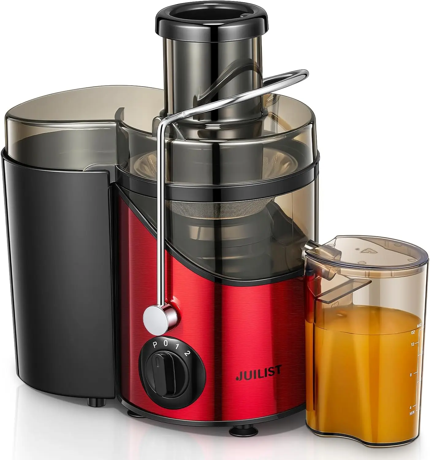 3-Inch Wide Mouth Juicer Extractor, 800W Max Power, 400W Motor, 3-Speed Setting for Vegetables and Fruits, Easy to Clean, Bright