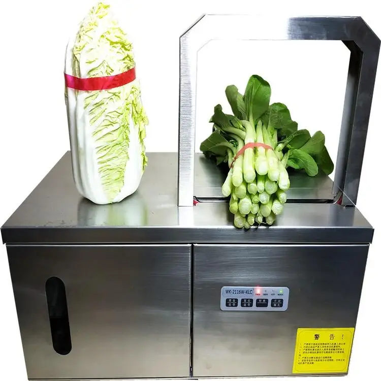 

Small Desktop Vegetable Strapping Machine Cilantro Celery Strapping Machine