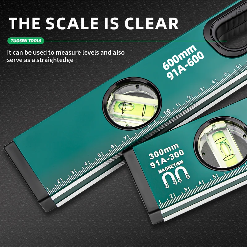 Penggaris Digital Presisi Tinggi dengan Magnet Kuat, Pengukur Sudut Elektronik dari Paduan Aluminium, Pengukuran Sudut dan Ketinggian