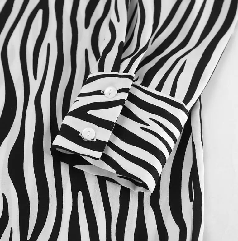 女性用長袖ブラウス,フレンチスタイルのプリントブラウス,ラペルトップ,カジュアル,ルーズ,ファッショナブル,秋,新作,s859