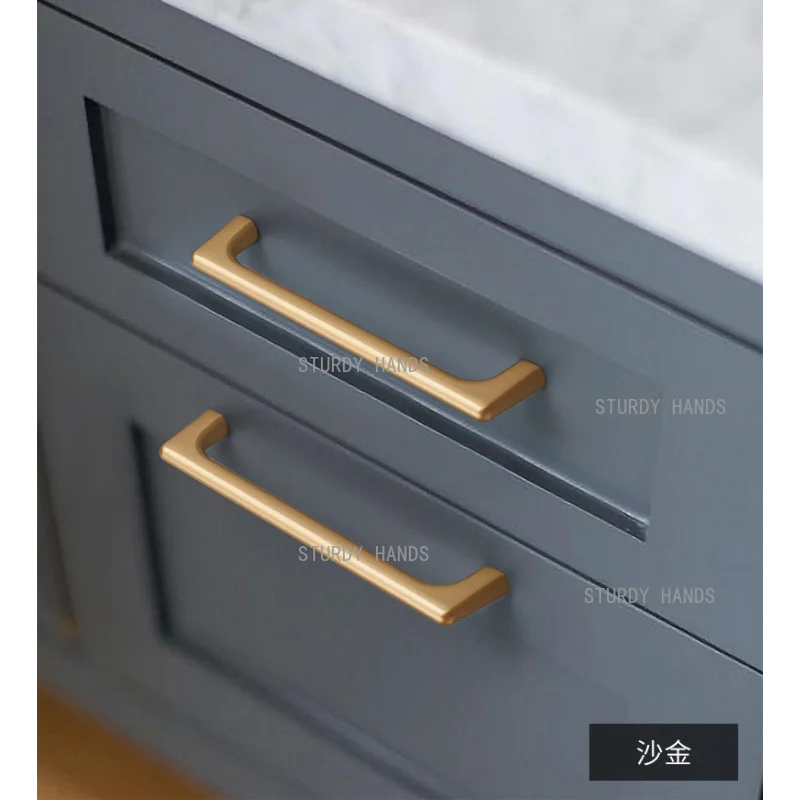 1PC Zinc alloy cabinet door handle simple wardrobe cabinet drawer furniture handle furniture hardware accessories
