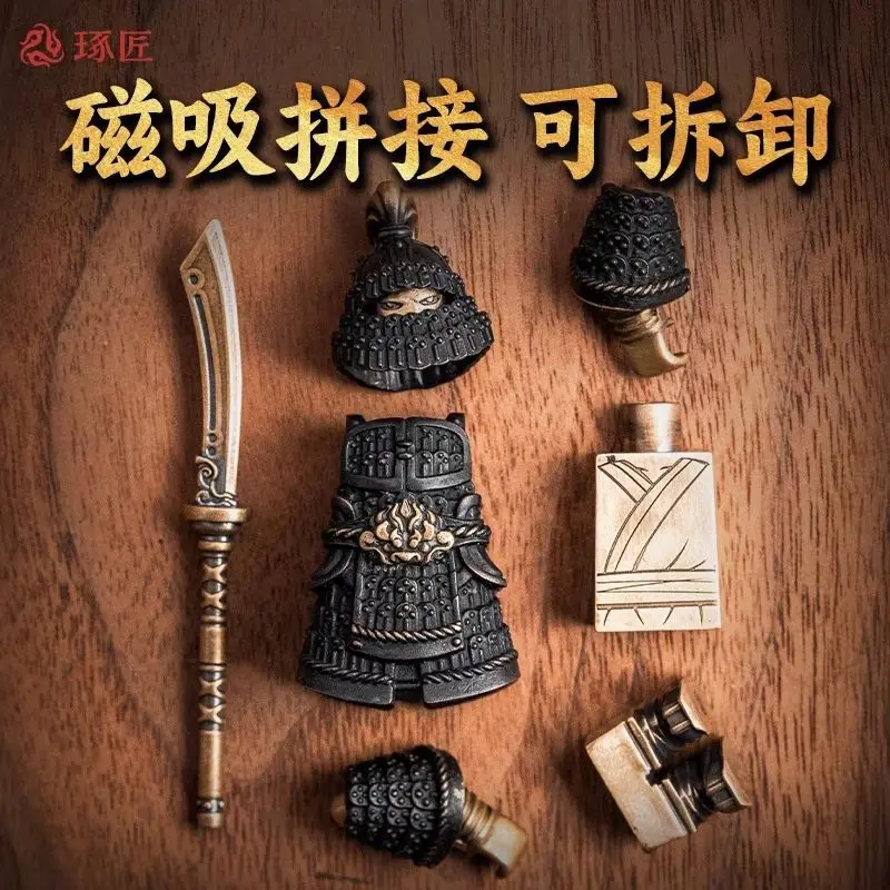

Hero Yue Fei's Elite Troops Bei Wei Jun MOC Строительные блоки Нежная магнитная съемная металлическая фигурка Орнамент Кирпичи Игрушки