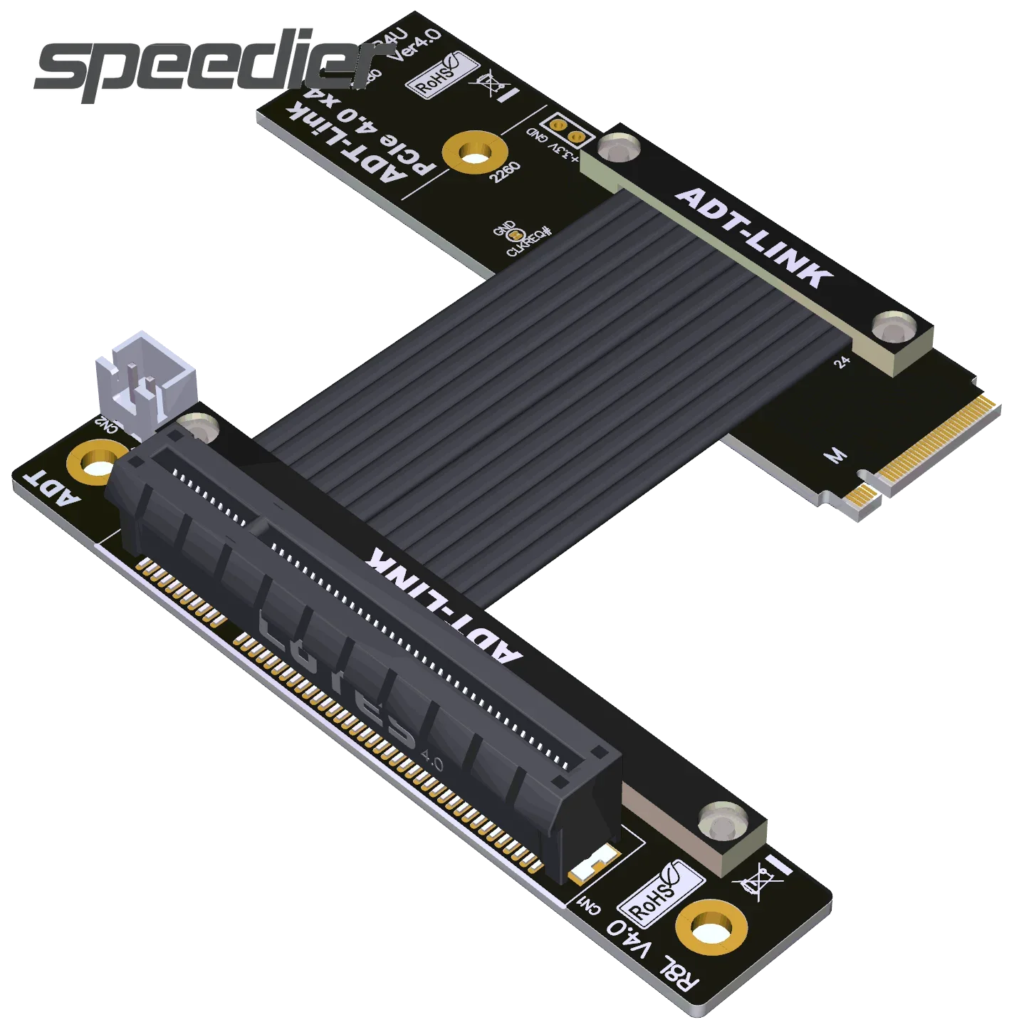 

M.2 Key-M NVMe to PCIe X8 Turn Right Angle Vertical Extension Cable M.2 NGFF NVMe to PCIe 4.0 3.0 X8 Riser LAN RAID SSD GPU Card