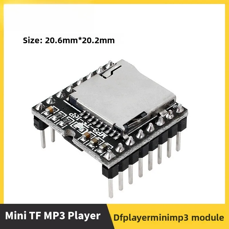 Plug-and-Play Open Source MP3 Module TF Card Support Compatible with Arduino UNO-R3