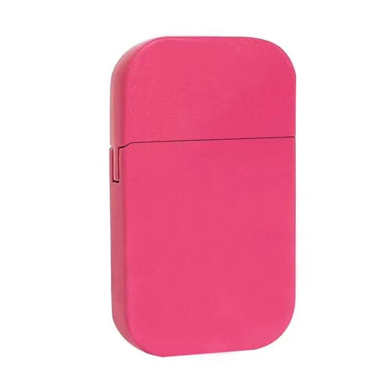 Windproof Lighter Metal Inflated Creative Pink Flame Pocket Lighters Strong Fire Power Lighter More Patterns Avialable